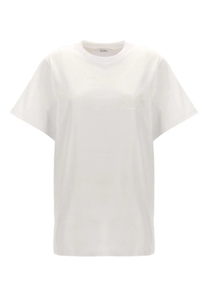 Max Mara embroidered crew-neck T-shirt - White