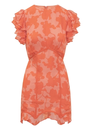 De La Vali floral-print dress - Pink