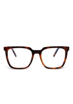 Saint Laurent Eyewear square-frame glasses - Brown