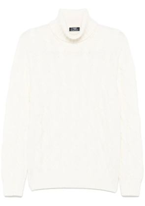 Barba cable-knit sweater - Neutrals