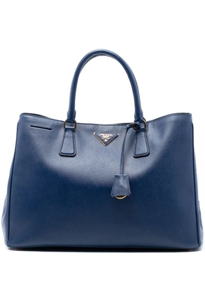 Prada Pre-Owned 2010-2025 Large Saffiano Lux Galleria Tote satchel - Blue