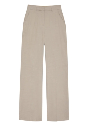 ANINE BING Kline long-leg trousers - Neutrals