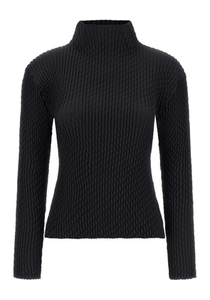 Issey Miyake long-sleeve T-shirt - Black