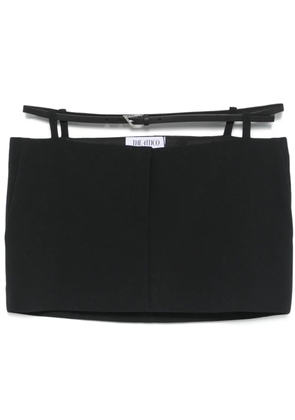 The Attico double-waisted mini skirt - Black