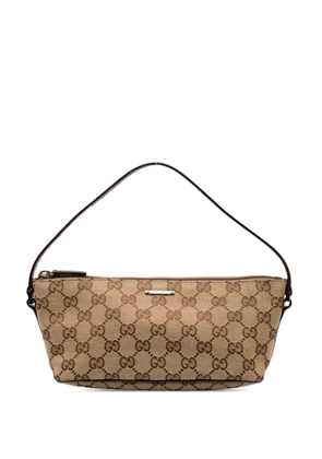 Gucci Pre-Owned 2000-2015 GG Canvas Boat shoulder bag - Brown