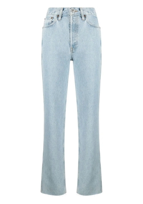 RE/DONE 90s high-rise straight jeans - Blue