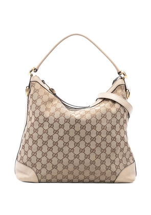 Gucci Pre-Owned 2016-2025 Small GG Canvas Miss GG Hobo satchel - Brown