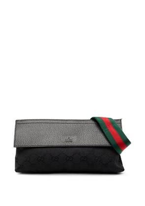 Gucci Pre-Owned 2000-2015 GG Canvas Web crossbody bag - Black
