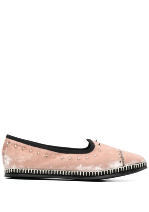 Giuseppe Zanotti Otium velvet loafers - Pink
