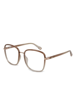 Chloé Eyewear CH0034O square-frame glasses - Brown