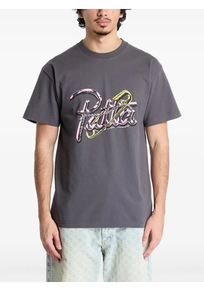PATTA Pinned graphic-print T-shirt - Grey