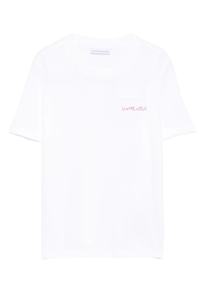 Maison Labiche embroidered-detail cotton T-shirt - White