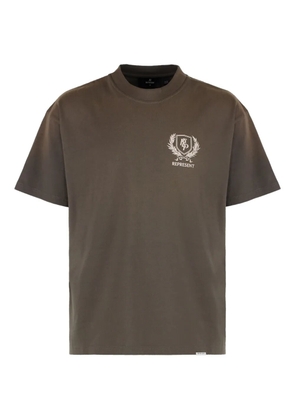 Represent Crest emblem-printed T-shirt - Brown