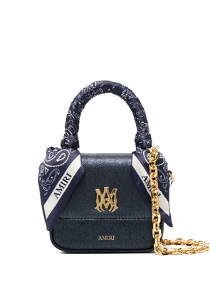 AMIRI scarf-handle tote bag - Blue