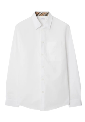 Burberry cotton poplin shirt - White