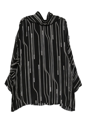 Rick Owens hooded tunic top - Black