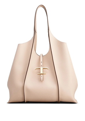 Tod's T Timeless leather shopping bag - Pink