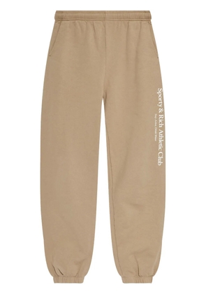 Sporty & Rich The Wall Street Collection track pants - Neutrals