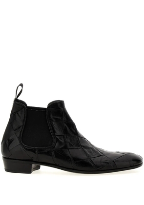 Lidfort interwoven ankle boots - Black