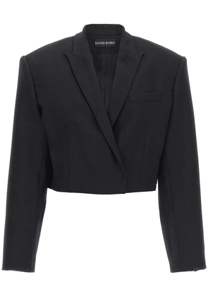 David Koma cropped blazer - Black