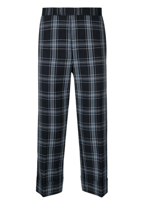 Thom Browne low-rise drop-crotch tailored trousers - Blue