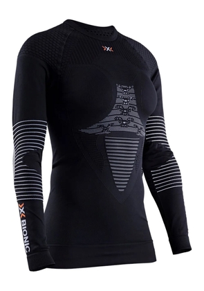 X BIONIC logo-print ski top - Black