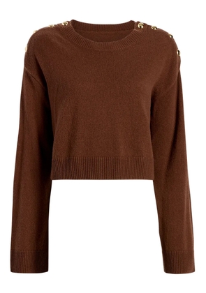 Cinq A Sept Marla buttoned sweater - Brown