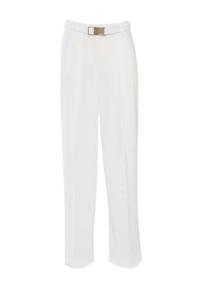 Max Mara Neottia belted trousers - White