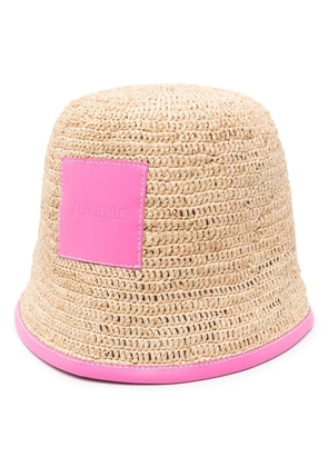 Jacquemus Le Bob Soli hat - Neutrals