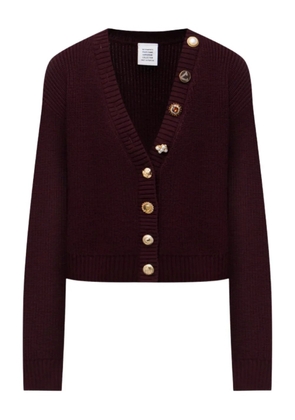 VETEMENTS embellished V-neck cardigan - Red