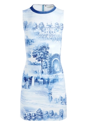 alice + olivia Wynell mini dress - Blue