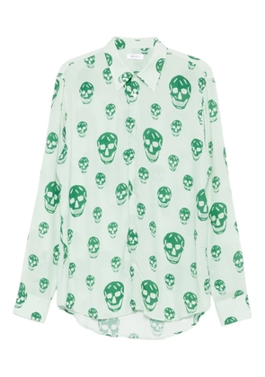 Alexander McQueen graphic-print shirt - Green