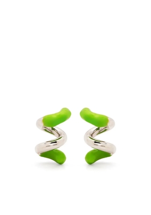 Sunnei colour-block wrap earrings - Silver