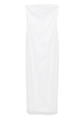 ROTATE BIRGER CHRISTENSEN sequin-embellished midi dress - White