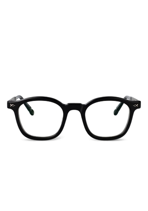 Matsuda square-frame glasses - Black