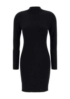 Weekend Max Mara ribbed mock-neck mini dress - Black