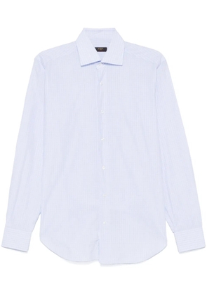 Barba check-print shirt - Blue