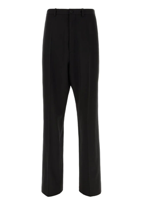 Balenciaga pressed crease tuxedo trousers - Black