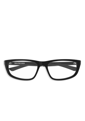 Balenciaga Eyewear chunky-frame glasses - Black