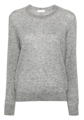 Saint Laurent mélange cashmere-blend jumper - Grey