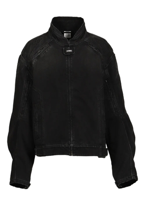 VETEMENTS panelled denim jacket - Black