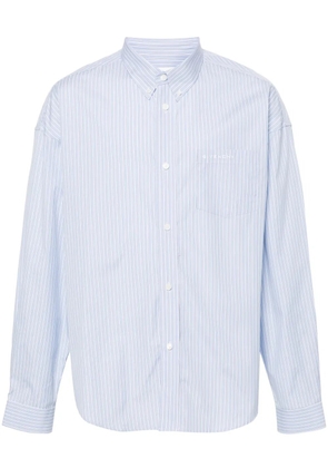 Givenchy halo-stripe cotton shirt - Blue