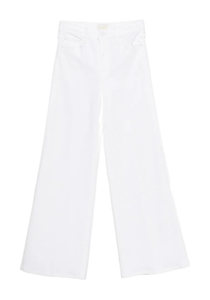 MOTHER The Twister Sneak trousers - White