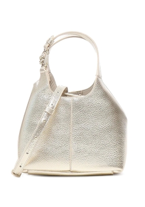 Coccinelle small C-easy leather shoulder bag - Gold