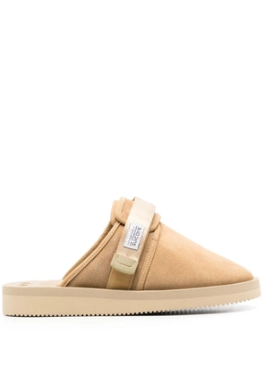 Suicoke Zavo-VS touch-strap slippers - Brown