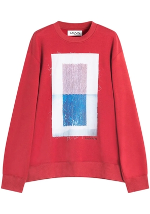 Lanvin Archive-print Classic sweatshirt - Red