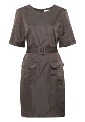 P.A.R.O.S.H. belted mini dress - Brown