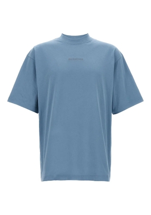 Balenciaga Back Reflective T-shirt - Blue