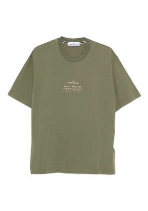 Stone Island logo-print T-shirt - Green