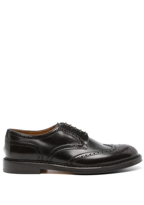 Doucal's leather oxford shoes - Brown